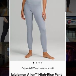 lululemon Blue size 8 Align™ High-Rise Pant
28"